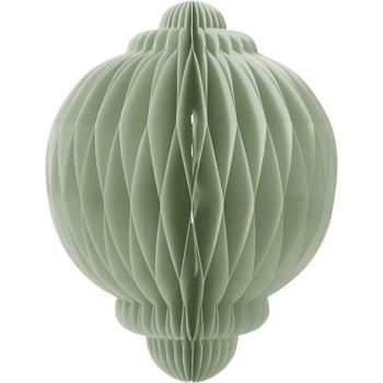 Hellgrüne Papierkugel Hängedeko 15 x 20 cm – Festliche Dekoration für Hochzeit, Party, Geburtstag & Weihnachten – leicht, elegant, wiederverwendbar