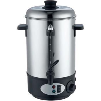 Preview: Profi Edelstahl Glühweinkocher 8L mit Zapfhahn: 1800W – Ein Getränkeautomat für Feste, Glühwein, Kaffee & Punsch – Perfekter Genuss