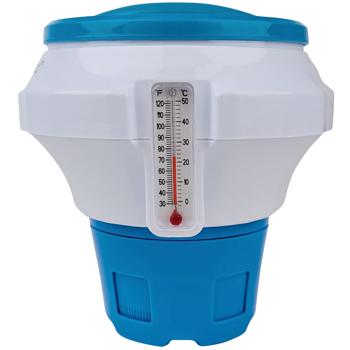 Robuster Chlor-Dosierschwimmer: Für Chlor- und Bromtabletten - Ein Pool-Helfer für kristallklares, hygienisches Wasser