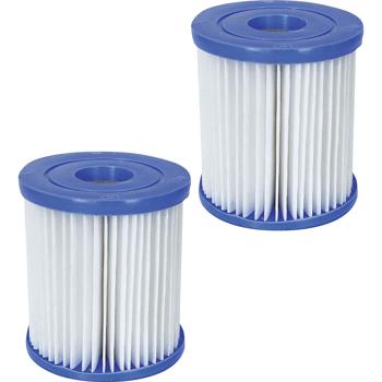 2er-Set Pool-Filterkartusche, Gr. I: Ersatzfilter für klare Pools – Ein Doppelpack für hygienisches Wasser & dauerhaft ungetrübten Badespass