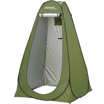 Preview: Pop-Up Toilettenzelt - Duschzelt & Umkleidezelt für Camping, Strand & Outdoor, tragbares Sichtschutzzelt grün, schneller Aufbau