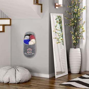 Preview: Home Sweet Home - Haus Gästefinken-Set: 5 Paar bequeme Hausschuhe in diversen Farben mit verstärkter Sohle - hygienisch für Besucher & Gäste