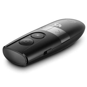 Preview: Ergonomische 4-Tasten Präsentationsfernbedienung mit Laserpointer: Kabellos - für professionelle Vortäge & Meetings