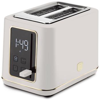 Preview: Hochwertiges Frühstücksset: Eleganter Wasserkocher & hochmoderner Toaster mit LED-Display & 7 Röststufen, für den perfekten Morgen