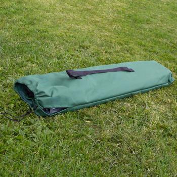 Preview: Profi Feldbett klappbar, grün – Maximale Erholung im Outdoor Einsatz. Ideal für Camping, Angeln, Gäste. Robustes Faltbett mit Komfort & Stabilität!