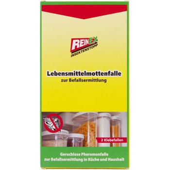 Monitoring Lebensmittelmottenfalle mit 2 Klebefallen: Sofort-Erkennung & Lange Wirkung gegen Vorratsschädlinge