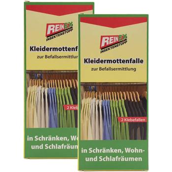 2er-Set Monitoring Kleidermottenfalle mit je 2 Klebefallen: Sofort-Erkennung & Schutz für Kleidung & Textilien