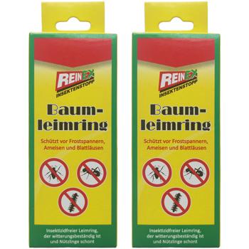 2er-Set Professioneller Insektenstopp Baumleimring 3,5 m x 10 cm: Schutz vor Schädlingen wie Frostspanner & Ameisen, Hohe Klebkraft