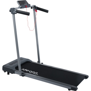 Preview: 2 in 1 Laufband & Walkingpad bis 12km/h, faltbar, App-Steuerung, Touchscreen, Fernbedienung & Tablet-Halterung, Belastbarkeit 110kg, Profi-Heimsport