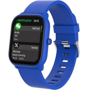 Preview: Kinder Smartwatch Blau: Bluetooth Telefonie, Herzfrequenz-Sensor – Ein sicherer Begleiter für Anrufe, Fitness & Spass am Handgelenk