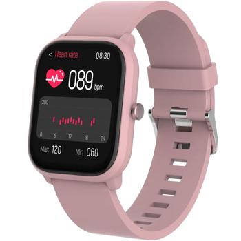Preview: Kinder Smartwatch Rosa: Bluetooth Telefonie, Herzfrequenz-Sensor – Ein sicherer Begleiter für Anrufe, Fitness & Spass am Handgelenk