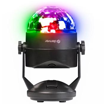 Preview: LED-Diskokugel mit Farblicht: Rotierende Party-Kugel, bunt & hell –Ein Stimmungsmacher für unvergessliche Feste & coole Partys