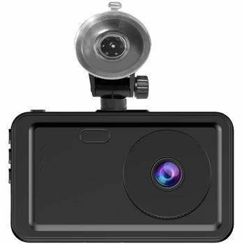 Preview: Auto-Dashcam mit 3 Zoll IPS-Bildschirm: Full HD, Weitwinkel – Ein zuverlässiger Unfallzeuge & Fahrten-Rekorder für Sicherheit