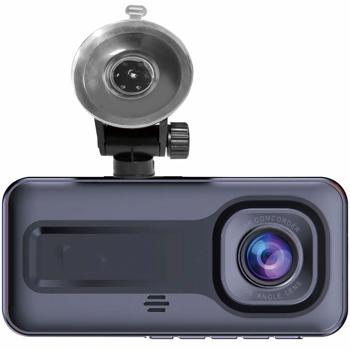 Preview: Auto Dashcam mit Doppelkamera - Front 1080P (120° Weitwinkel) & Kabinen 480P (90° Sichtbereich) - G-Sensor - 2 Zoll IPS-Bildschirm für Ihr Fahrzeug