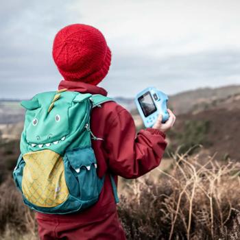 Preview: Kinder Sofortbildkamera mit Druckpapier, Blau: 1,3 MP  – Der Spass-Hit für kleine Fotografen & kreative Erinnerungen zum Ausdrucken