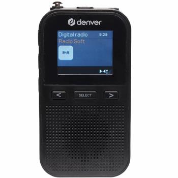 Kompaktes DAB+/FM Radio mit 1,8-Zoll-Farbdisplay, schwarz: Tragbares Radio - Brillanter Empfang überall