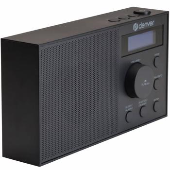 Preview: Modernes DAB+/FM Radio mit Uhr & Doppelalarm: Schwarz – Ein Radiowecker für klaren Sound & entspanntes Aufwachen jeden Morgen