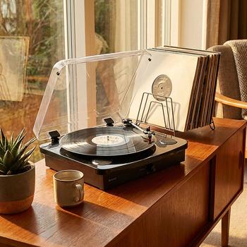 Retro-Plattenspieler mit Dual-Bluetooth: Erstklassiger Retro-Sound & tolle Optik - Perfekt für Vinyl-Fans, die ihre Sammlung voll auskosten wollen