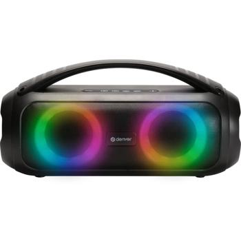 Tragbarer Bluetooth-Lautsprecher mit coolem Lichteffekten - Kompakt, transportabel und perfekt für unterwegs. Starker Sound für jede Party!