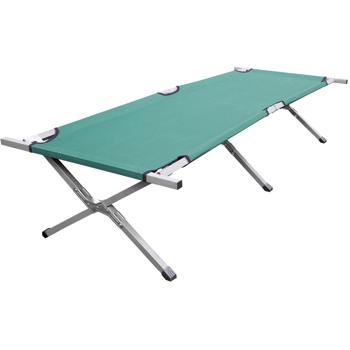 Preview: 2er-Set Profi Feldbett klappbar, grün – Maximale Erholung im Outdoor Einsatz. Ideal für Camping, Angeln, Gäste. Robustes Faltbett mit Komfort & Stabilität!