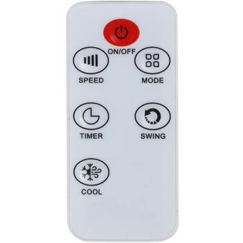 Preview: Mobiler Luftkühler mit 2 Kühlpacks und Fernbedienung, 80 W: Aircooler für Zuhause & Büro – Energiesparender Ventilator für frische Raumluft