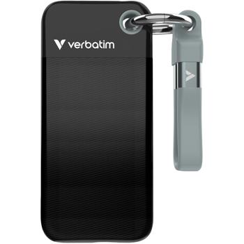 Ultrakompakte SSD 2TB, USB 3.2, Typ-C, Pocket, schwarz-grau: Externe Festplatte – Ein ultraschneller Speicher für PC/Mac/Handy