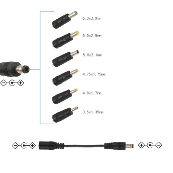 Preview: Universal Netzteil 3-12V 600mA 7,2W inkl. 6 Adapter, Pol-Wender & Schlüssel - Flexibles Schaltnetzteil für Kleingeräte, effizient & sicher