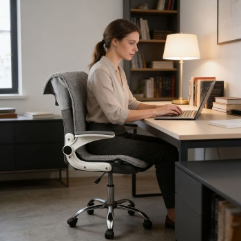 Preview: Beheizbares Sitzkissen mit Rückenteil, Akku: Mobile Heizmatte für Zuhause, Auto & Büro, 3 Stufen Wärme, ergonomische Sitzauflage, 45 x 135 cm