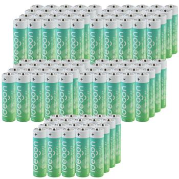 100er-Pack Super Alkaline Batterien AA / LR06 (Mignon), 1,5 Volt: Langlebige Power für Ihre Geräte – Zuverlässige 1.5V Mignon-Zellen für den Alltag