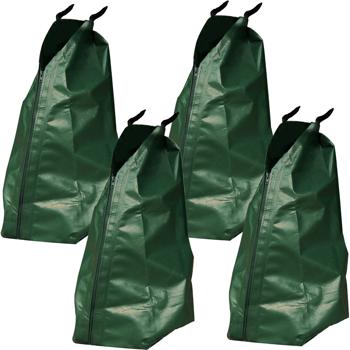 4er-Set XL Baum-Bewässerungssack 75L: Kontinuierliche Bewässerung für Obstbäume & Neuanpflanzungen - Robust, reissfest & UV-resistent