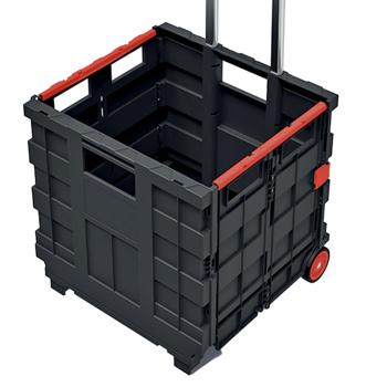 Preview: Einkaufstrolley klappbar: Der mobile Einkaufshelfer mit Teleskopgriff – Platzsparend, rückenschonend & mühelos durch die Stadt