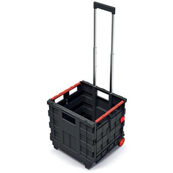 Preview: Einkaufstrolley klappbar: Der mobile Einkaufshelfer mit Teleskopgriff – Platzsparend, rückenschonend & mühelos durch die Stadt