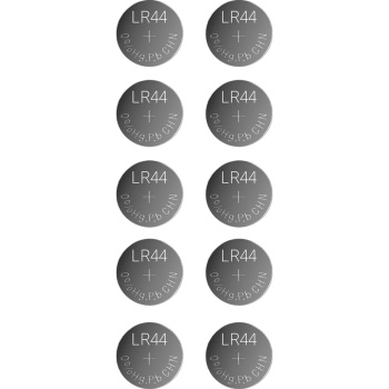 Preview: 10er-Spar-Set LR44 AG13 Alkaline Knopfzellen 1,5V Batterien, 145 mAh hohe Kapazität, langlebige Uhrenbatterien für Spielzeug und Taschenrechner