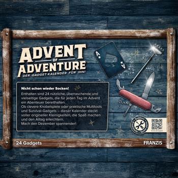 Preview: Super Gadget Adventskalender für Ihn – 24 nützliche & coole Survival Multitools, Geschenke für Männer, Heimwerker & Abenteurer