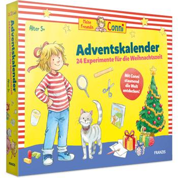 Meine Freundin Conni Adventskalender - 24 tolle Experimente & Bastelspass – Spannendes Lernspielzeug zum Forschen für Kinder ab 5 Jahren