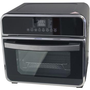 Preview: Multifunktionaler Mini-Backofen 1600 W: Kompakter Alleskönner mit Heissluftfritteuse, Grill & Dörrfunktion – Für vielseitiges & gesundes Kochen