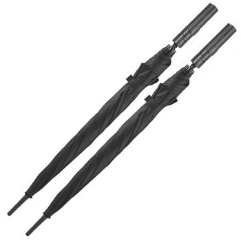 Preview: 2er-Set Cupbrella Automatik Regenschirm mit Getränkehalter: Bleiben Sie trocken & haben Sie die Hand frei – ein zuverlässiger Regenschutz