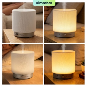 Preview: Aroma Diffuser 140ml mit LED Beleuchtung dimmbar – Elektrische Duftlampe 12W – Lufterfrischer mit Timer & 30 Min. Schlafhilfe-Modus Funktion