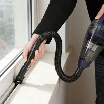 Preview: Akku Handstaubsauger 15000Pa stark – Beutelloser Tischstaubsauger leise mit Brushless Motor für Auto, Tastatur, u.v.m. - inklusive Zubehör