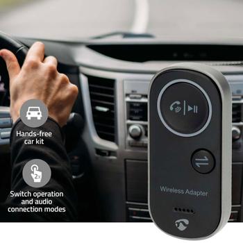 Preview: Mobiler Bluetooth 5.4 Audio Adapter 2-in-1 – Transmitter & Receiver für Flugzeug, Auto & Stereoanlage – Niedrige Latenz, Dual Pairing, 10 Std. Akku