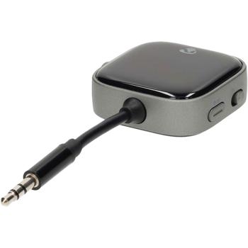 Preview: Bluetooth 5.3 Audio Adapter 2-in-1: Sender & Empfänger mit Display, Niedrige Latenz, 13h Akku - Audio Transmitter für Auto, Kopfhörer, Flugreisen