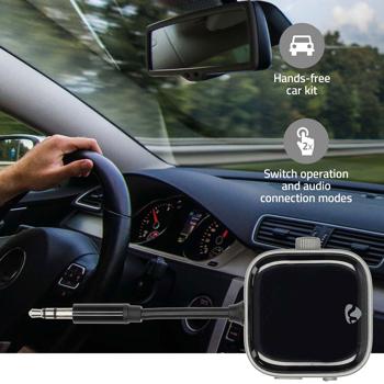 Preview: Bluetooth 5.3 Audio Adapter 2-in-1: Sender & Empfänger mit Display, Niedrige Latenz, 13h Akku - Audio Transmitter für Auto, Kopfhörer, Flugreisen