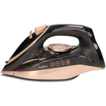 Preview: Kabelloses Dampfbügeleisen 2200W – Keramik-Bügelsohle kratzfest, schwarz-kupfer Design für mühelose Bügelfreiheit