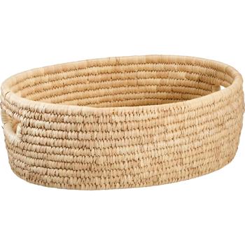 Preview: Trendiges Aufbewahrungskorb-Set 3-tlg. oval, stabil mit Griffen für Bad, Regal, Schlafzimmer & Büro – Ordnung leichtgemacht!