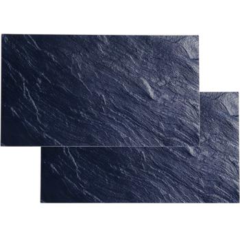 Glasschneidebrett & Herdabdeckplatte, 2 Stück mit jeweils 52 x 30 cm - Herdfeldabdeckung Induktion & Elektro, Hitzebeständiger Spritzschutz