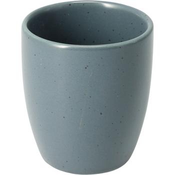 Preview: 4er Becher Set Steingut 180ml, 4 Farben - Rustikale Kaffeebecher & Teetassen ohne Henkel für Heissgetränke, Kaffee & Espresso