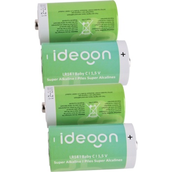 Preview: 4er-Set Premium Batterien Typ C Baby - LR14 Alkaline 1,5V - Langlebige Energiequelle für Haushalt, Spielzeug und Taschenlampen