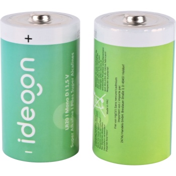 Preview: 2er-Set Premium Batterien Typ D Mono - LR20 Alkaline 1,5V - Langlebige Energie für Haushalt, Radios, Spielzeug und Taschenlampen