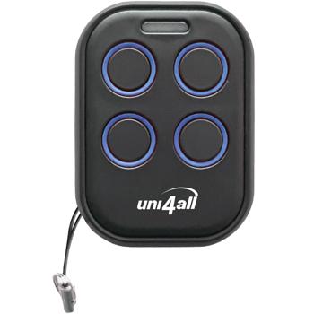 Preview: Super-Universal-Fernbedienung: Selbstlernend, 4-Kanal-Multifrequenz für Tore, Garagen, Rollläden, Bewässerung & Beleuchtung - inkl. Batterie!