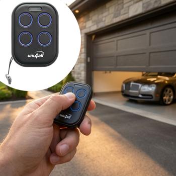 Super-Universal-Fernbedienung: Selbstlernend, 4-Kanal-Multifrequenz für Tore, Garagen, Rollläden, Bewässerung & Beleuchtung - inkl. Batterie!